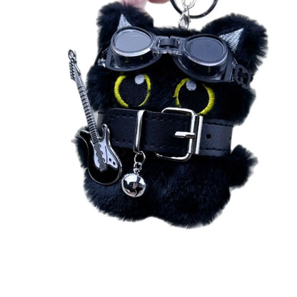 Black Cat Keychain - Cute Big-Eye Punk Style Bag Charm Gift