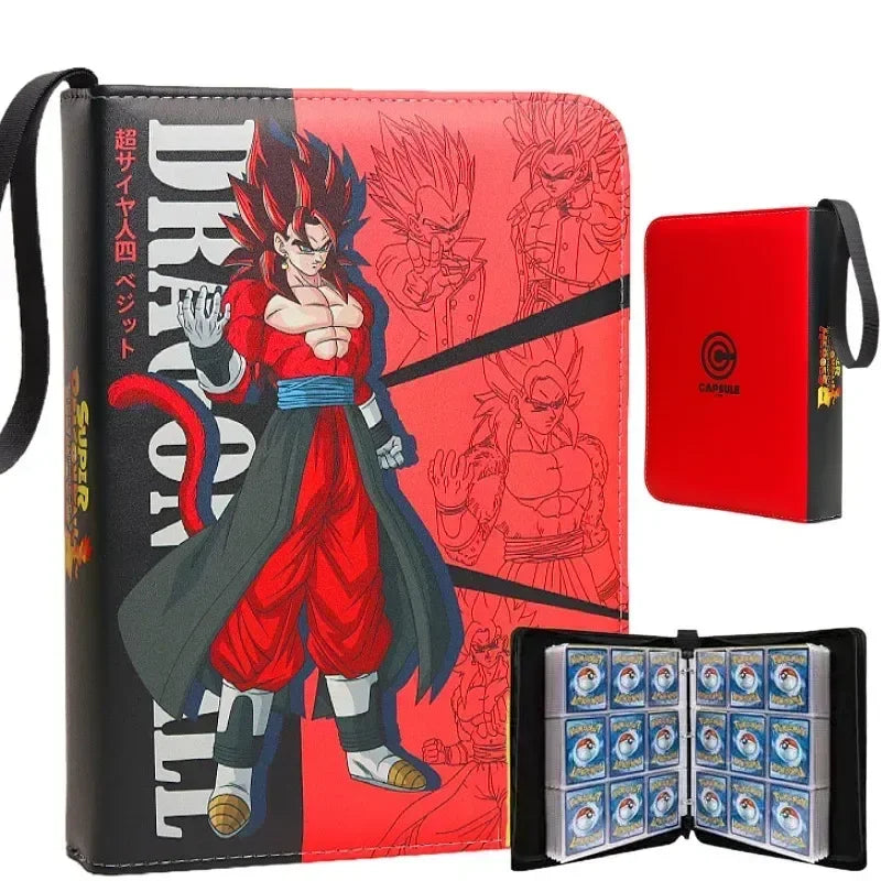 Anime Dragon Ball Card Album – 400/900pcs Storage Binder for Vegeta IV Game Cards, Kids Gift