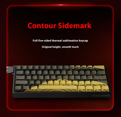 MADLIONS MAD 60/68HE Magnetic Switch Wired Gaming Keyboard – Hot Swap, Rapid Trigger, Customizable PC Gamer Accessory