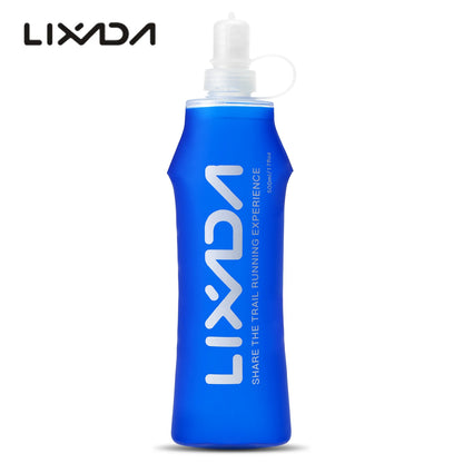 Lixada Soft Bottle - Folding BPA-Free Hydration Water Bottle for Outdoor Running, Hiking, Cycling (250ml/500ml/300ml/380ml)