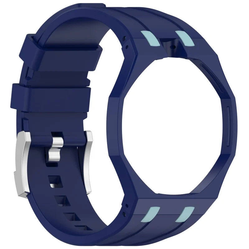 2-in-1 Swatch X AP Royal Case Strap - Silicone Wristwatch Conversion Modification Accessories