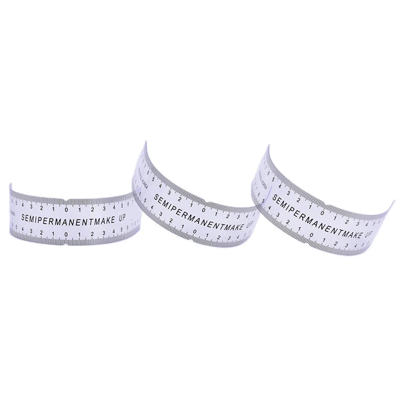 Reusable Eyebrow Mapping Ruler - Microblading Guide Stencil & Precision Makeup Measuring Tool