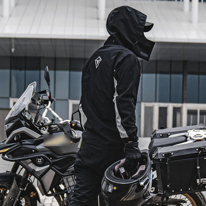 Motorcycle Raincoat Suit - Rainstorm Prevention Jacket & Pants, Camping, Hiking, Fishing, Moto Rain Gear for Riders