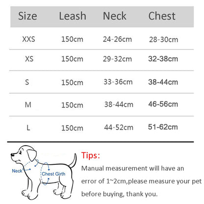 Adjustable Dog Harness Leash Set: Vest for Small Dogs, French Bulldog, Chihuahua, Pug - Outdoor Walking Lead