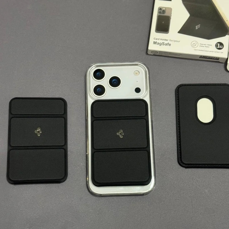 Spigen MagSafe Folding Card Holder - Phone Stand & Card Wallet for iPhone