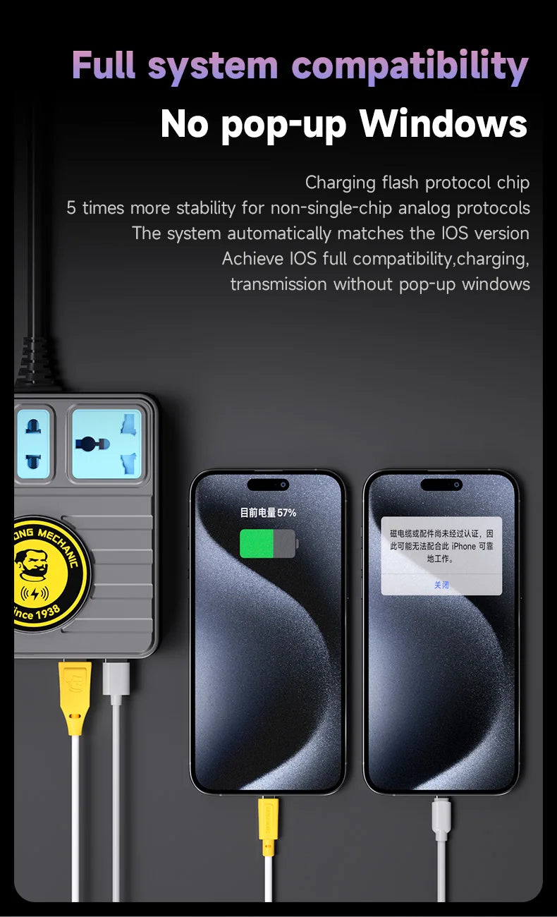 MECHANIC iData Lightning USB Cable – Data Recovery & Charging for iPhone, iPad, iPod