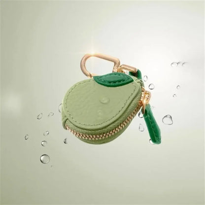 Mini Cherry & Strawberry Coin Purse – Cute PU Leather Keychain Bag for Earphones and Small Storage, Korean Style