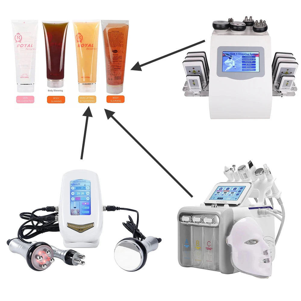 300g Conductive Gel for 40K RF Slimming Machine – Ultrasonic Cavitation Fat Burning & Body Sculpting Beauty Device Gel