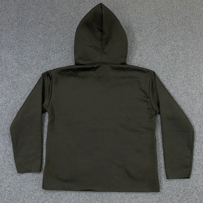Women’s Autumn Winter Hooded Coat - European & American High Street Style with Headscarf Detail and Long Sleeves