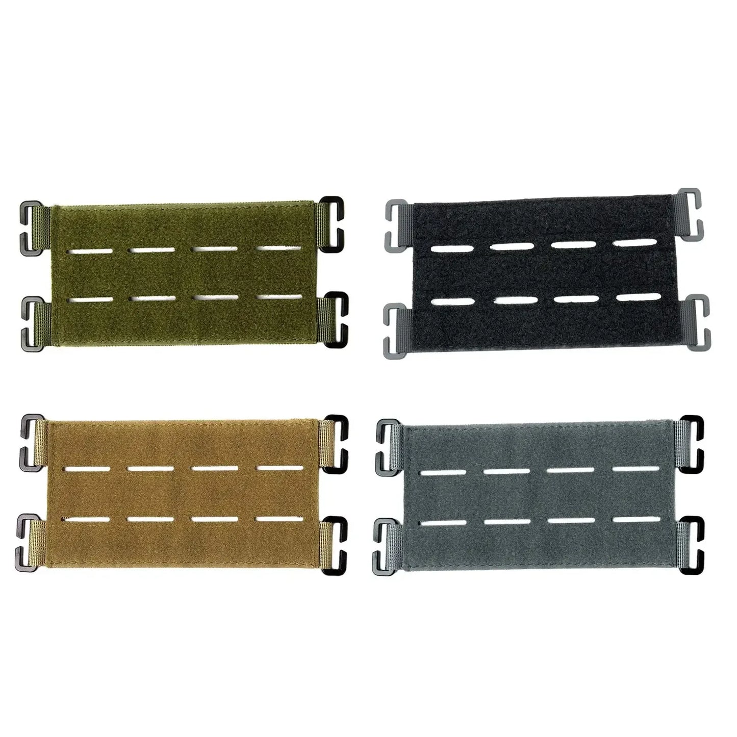 Molle Patches Attachment Hook & Loop Panel - DIY Badge Display Holder for Bags, Backpacks, and Vests