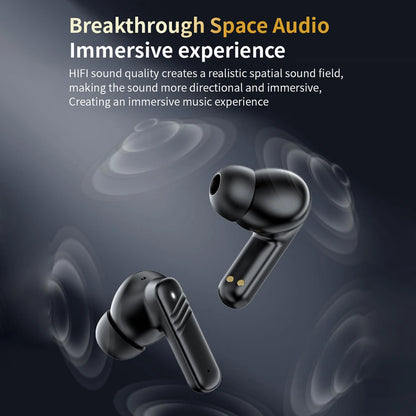 New Full Touch ANC Bluetooth 5.4 Earphones – HiFi Stereo Noise Cancelling Wireless In-Ear Earbuds with Mic & ENC