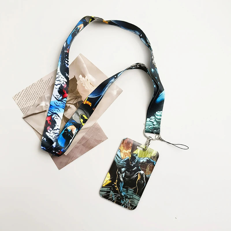 American Anime Movie Lanyard — Key Holder Neck Strap for ID Cards, Gym Keys, Badge, DIY Keychain Rope