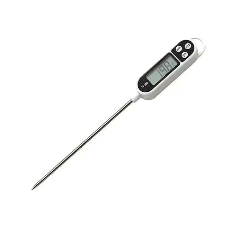 TP300 Digital Food Thermometer – Instant Read Kitchen Probe for Meat, BBQ, Oil, Water & Oven Cooking Temperature Tool