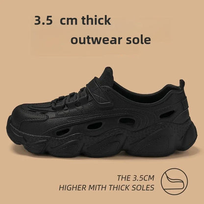 Unisex EVA Non-Slip Outdoor Clogs – Thick Sole Breathable Fishing & Beach Sandals for Men and Women