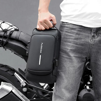 Designer Multifunction Anti-Theft USB Shoulder Bag – Travel Crossbody Messenger Sling Chest Bag for Men, Luxury Brand