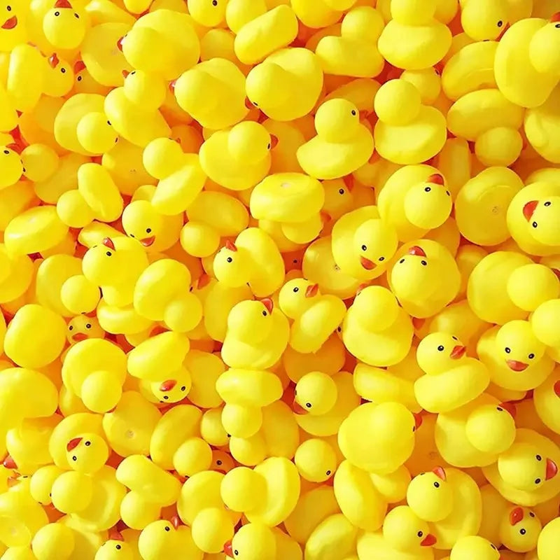 30-Piece Mini Rubber Duck Toy Set - Squeaky Swimming Ducks for Classroom Prizes, Home and Car Decor, Gifts, and Collectibles