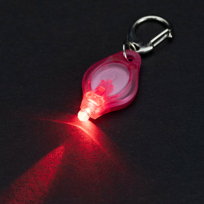 Mini LED Keychain Flashlight - Portable Emergency Light in Multiple Colors