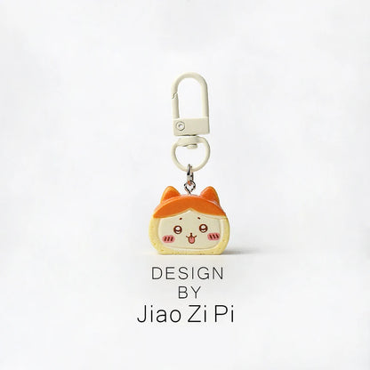 Chikawa Dessert Bread Keychain – Hachiware Usagi Rabbit Cute Foodie Backpack Pendant Accessory