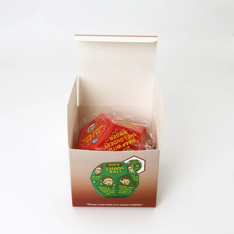 Christmas Dice Game – Party Toy Props for Family & Friends, Truth or Dare Gift Exchange
