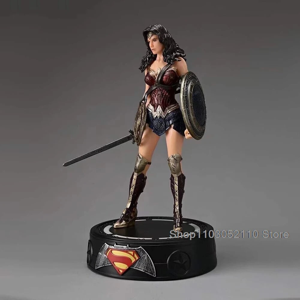LED Justice League Superheroes Figures – Batman, Wonder Woman, Superman 20cm Collectible Model Toy, Birthday Gift