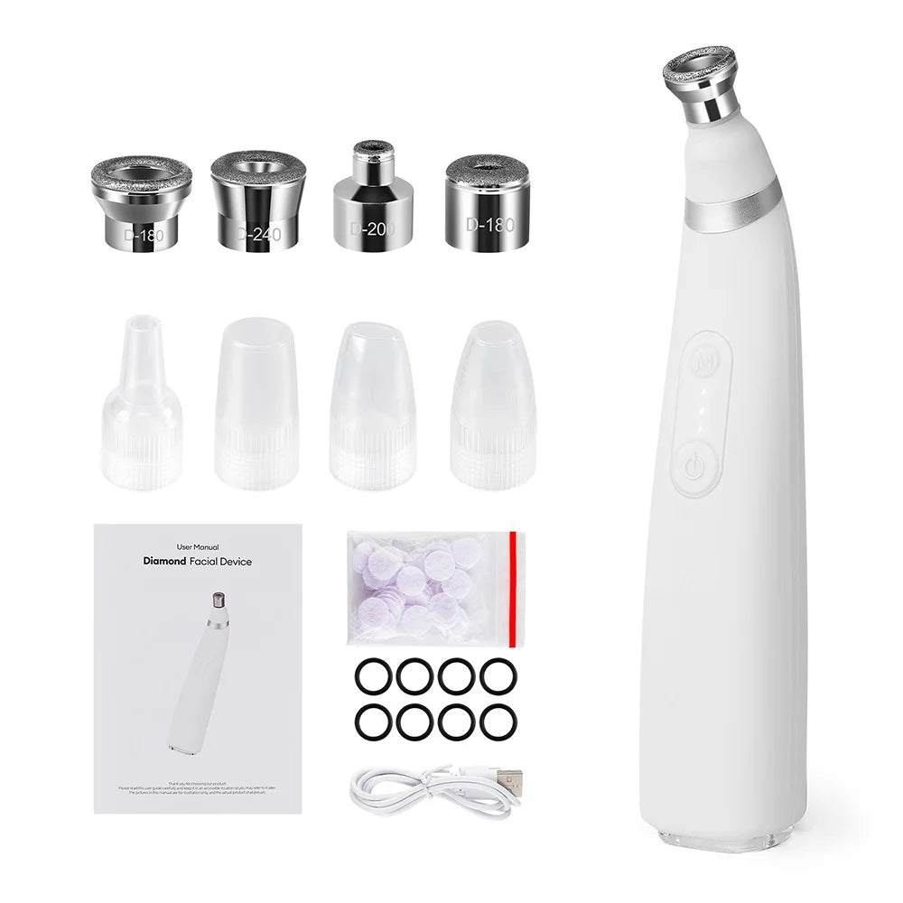 Professional Diamond Microdermabrasion Machine – At-Home Facial Peeling & Deep Cleaning Skin Care Tool