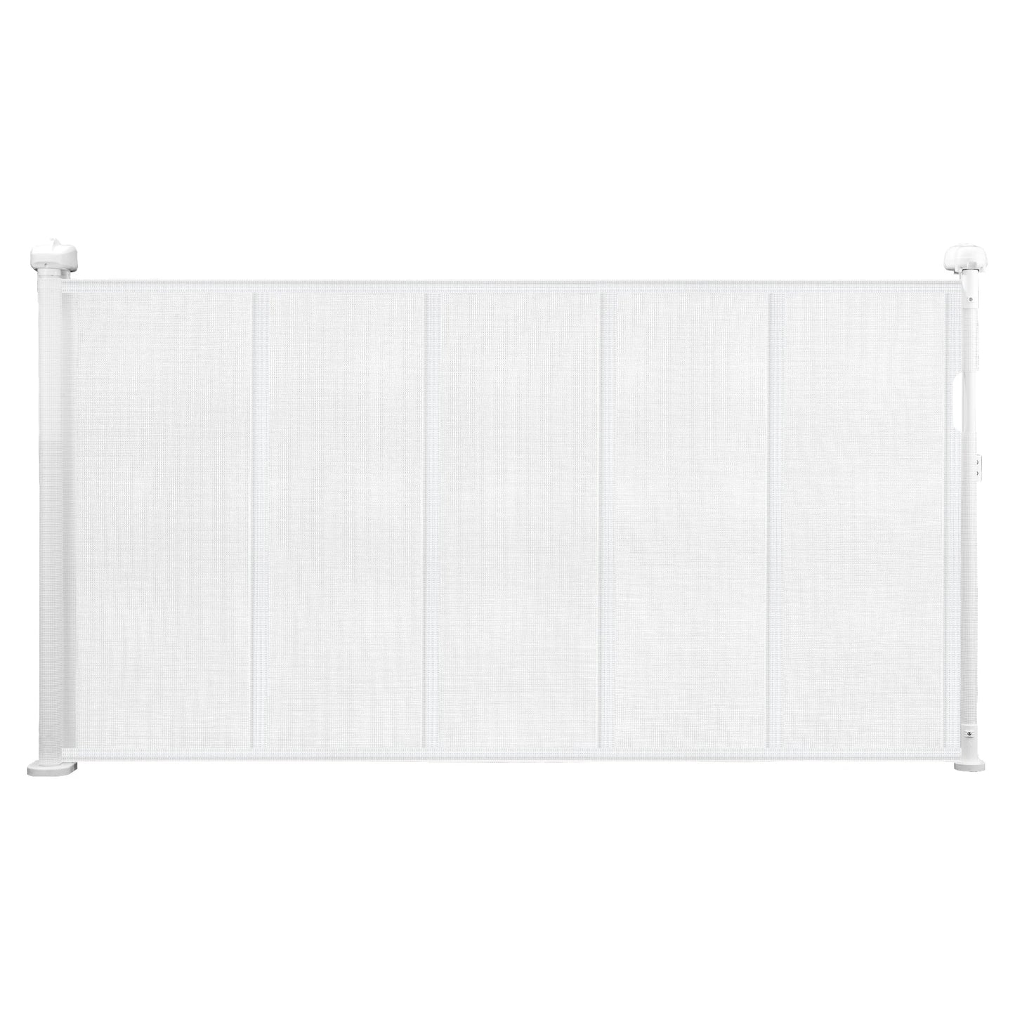 SucceBuy Retractable Baby Safety Gate 55/71/110 Inch – 34 Inch Tall Extendable Mesh Barrier for Kids & Pets, Easy Install Indoor Doorway Gate