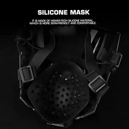 JAUPTO Cyberpunk Mask Cosplay – Cool Techwear Mask for Halloween, Party & Music Festival Decorations