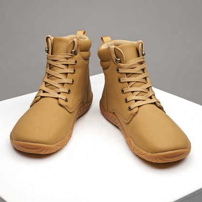 Barefoot Cross-Trainer Shoes for Adults - Wide Toe Box, Zero Drop Sole, Knit Casual Walking Sneakers, Available in Large Sizes