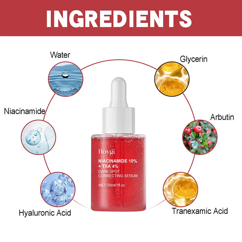 Niacinamide Serum – Dark Spot Correcting, Moisturizing & Brightening, Fades Fine Lines, Deep Cleansing Korean Skincare