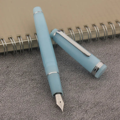 JINHAO 82 Transparent Fountain Pen — Spin Golden EF/F/M Nib, Ink Pen for Business, Office & School Supplies