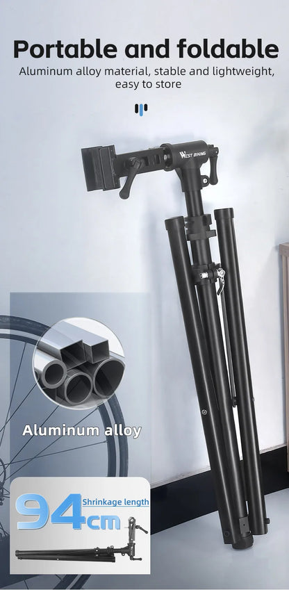 WEST BIKING Foldable Bike Repair & Display Stand – Multipurpose Wall/Floor Rack for Bicycle Storage & Maintenance