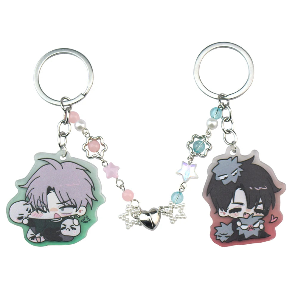 Alien Stage Acrylic Matching Keychains - Luka Mizi Hyuna Ivan Keyrings for Backpacks, Phones & Christmas Gifts