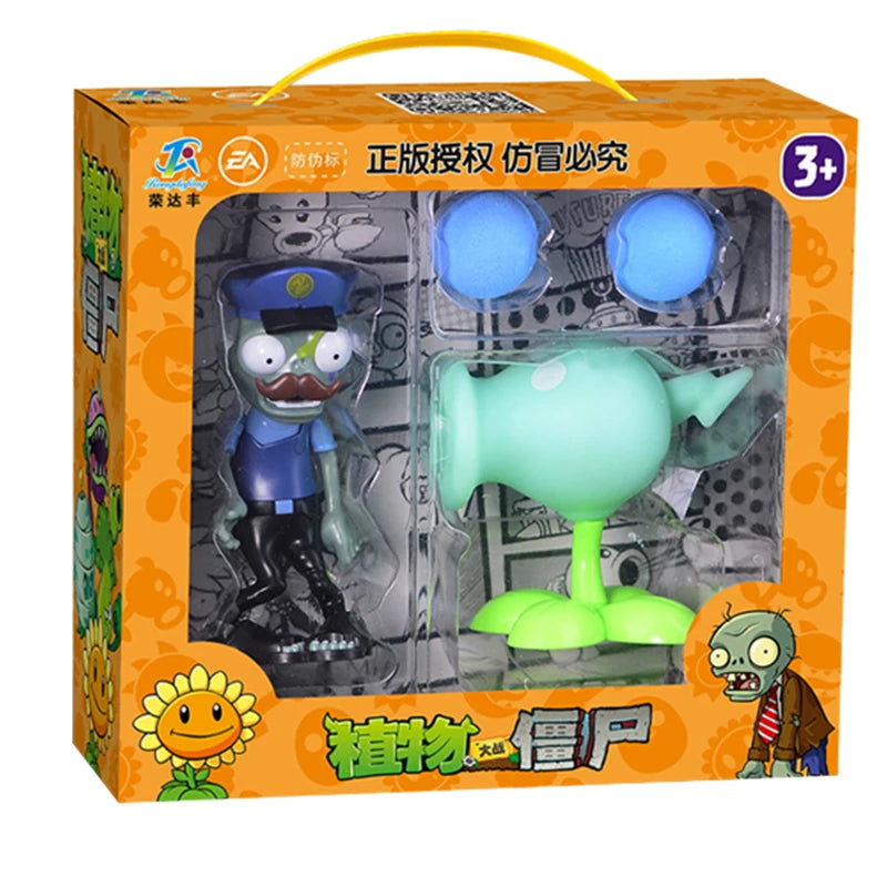 Plants vs Zombies 2 Toy Figure Set – Mechanical Shark & Wild West Gargantuar Game Character Collectible Gift