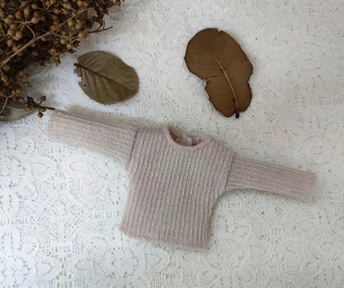 Casual Blythe Doll Clothes – Romper, Plaid Pants & Long Sleeve Top for Licca, Azone, OB24/OB27 Dolls