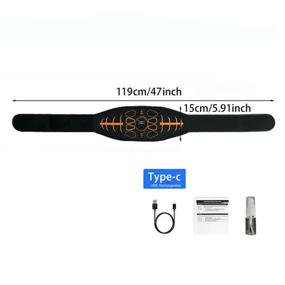 Smart Abdominal Toning Belt - Muscle Stimulation Fitness Trainer for Abs, Arms & Home Workouts