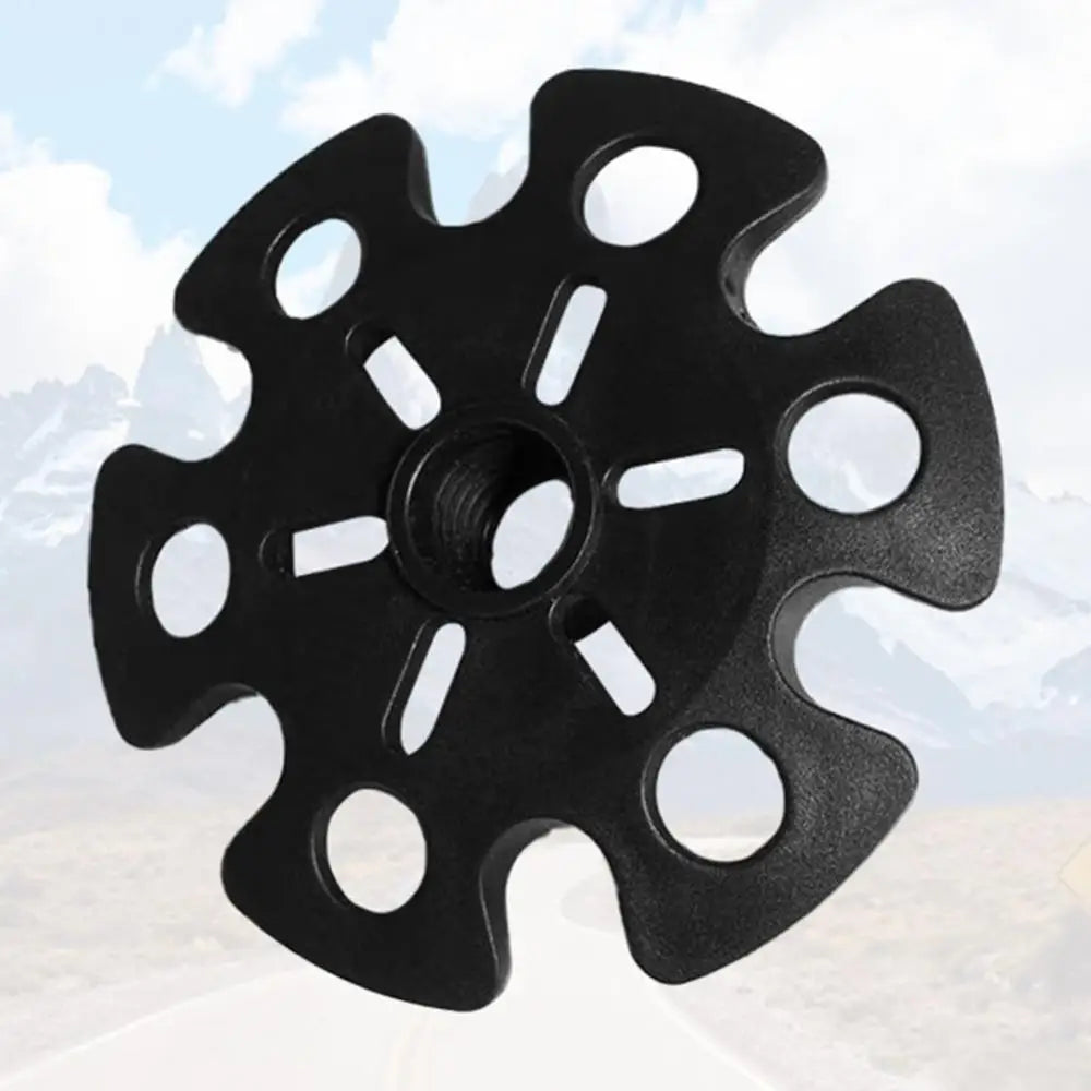 1–10PCS Snowflake Trekking Pole Baskets – Hiking, Camping, Nordic Walking Stick Tips for Mud, Sand & Snow Replacement