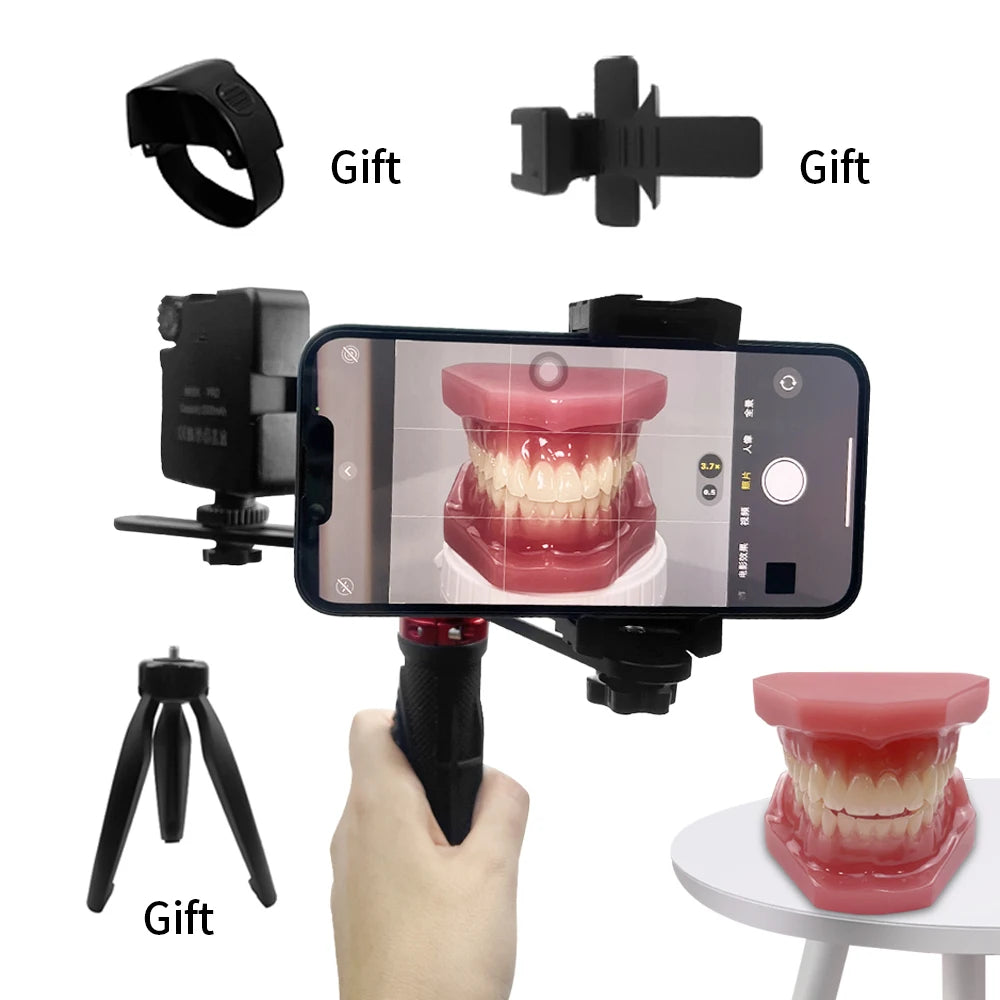 Dental Mobile Photography LED Light – Bluetooth Intraoral Flashlight for Dentist Treatment & Video/Photo Equipment