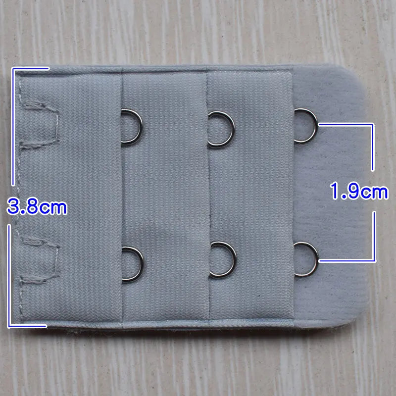 3.8cm 2-Hook Bra Extender Clip – Adjustable Back Belt Buckle for Women’s Underwear & Soft Bra Extension