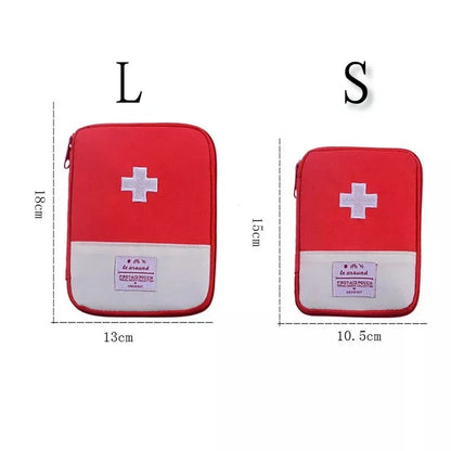 Portable Medicine Bag – Cute First Aid Kit Organizer, Medical Emergency Kit for Travel, Outdoor & Household Pill Storage