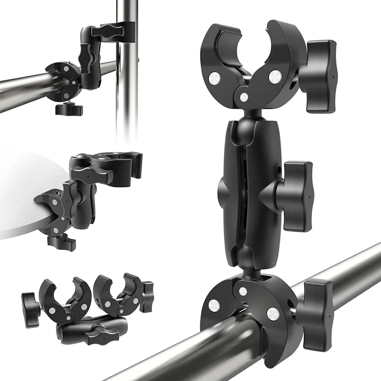 Motorcycle Panoramic Selfie Stick for Insta360 One X2/X3, Monopod Handlebar Mount Bracket, Compatible with GoPro Max Hero 11 Accessories