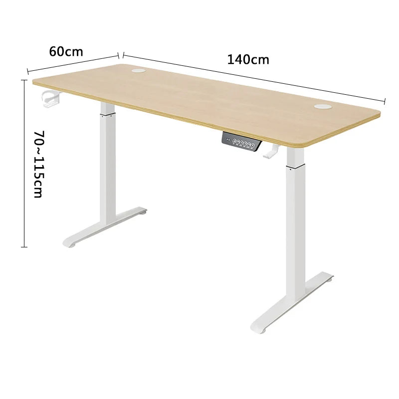 Height-Adjustable Standing Desk – Smart Motion Computer Desk for Study, Gaming, and Office Use