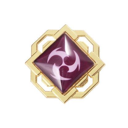 Genshin Impact Sumeru Vision Pins - Anime Character Element Badge Lapel Brooch Collectible Accessories
