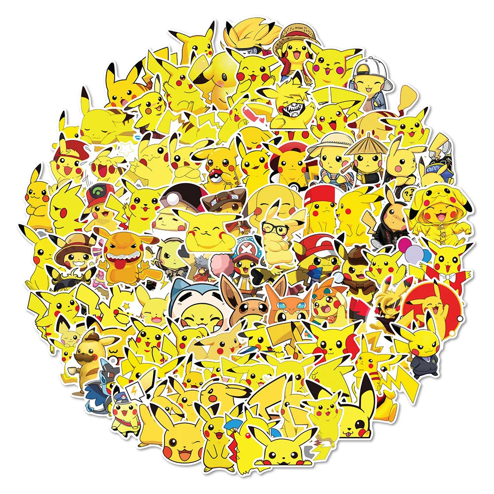 100PCS Cartoon Meme Stickers - Funny Snarky Aesthetic Vinyl Decals for Phone, Laptop, Scrapbook, Skateboard & More