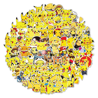 100PCS Cartoon Meme Stickers - Funny Snarky Aesthetic Vinyl Decals for Phone, Laptop, Scrapbook, Skateboard & More