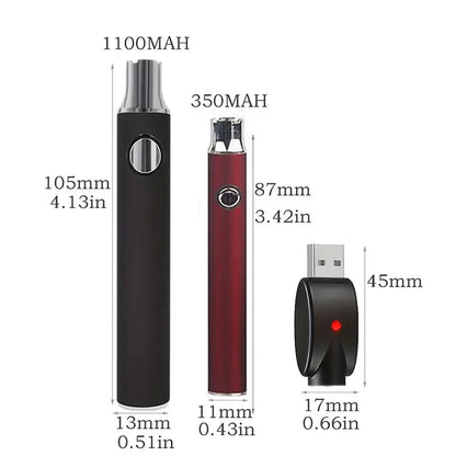 Mini 510 Thread Soldering Iron Pen – Adjustable Voltage Smart Power Battery Kit with USB Charger