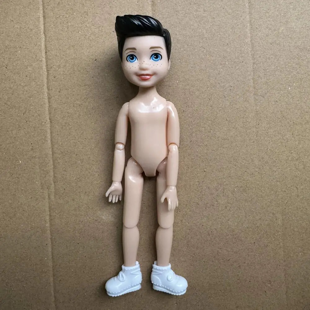 14cm Little Kelly Movable Doll — 5-Inch 1/12 BJD Reborn Toy for Boys & Girls, Dark/Light Skin, White, Blonde & Black Hair