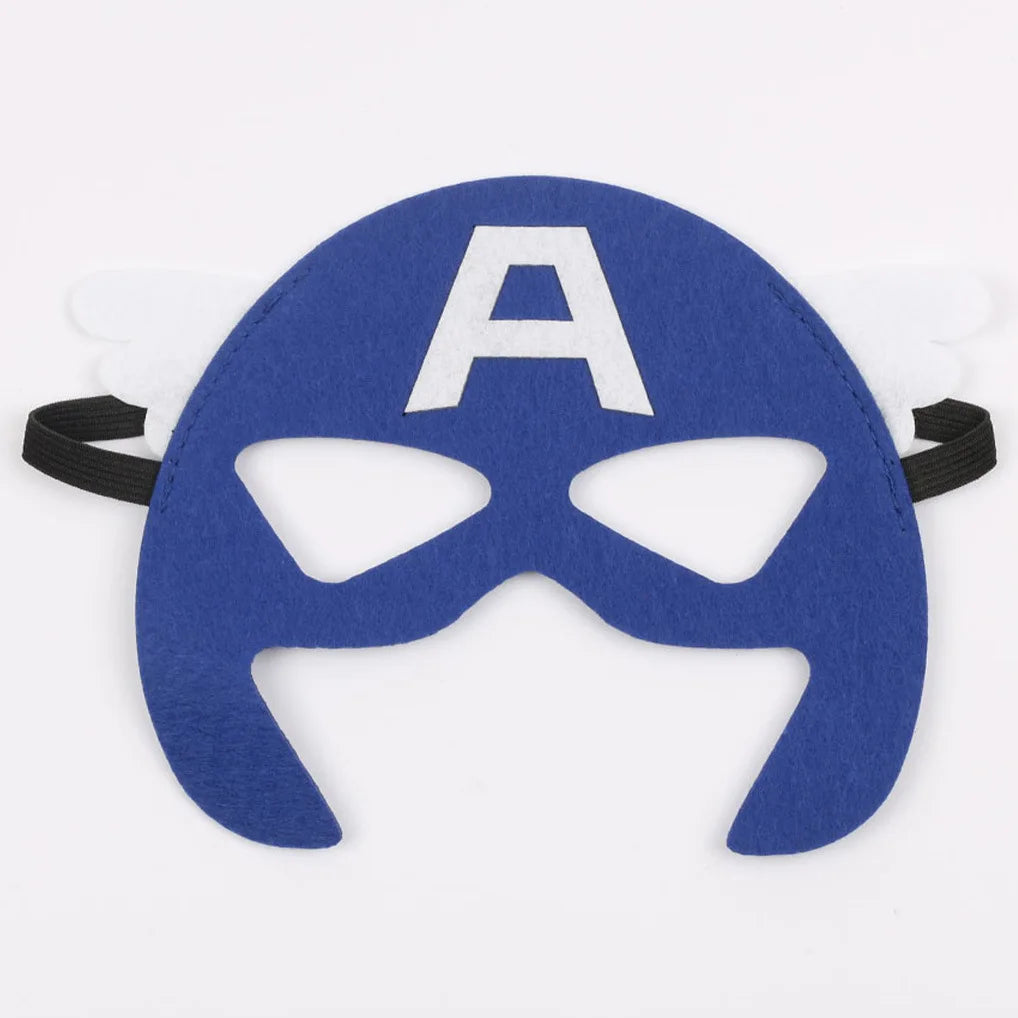 Halloween Superhero Masks — Christmas & Birthday Party Dress-Up Cosplay Mask for Kids, Children’s Favor & Mystery Gift
