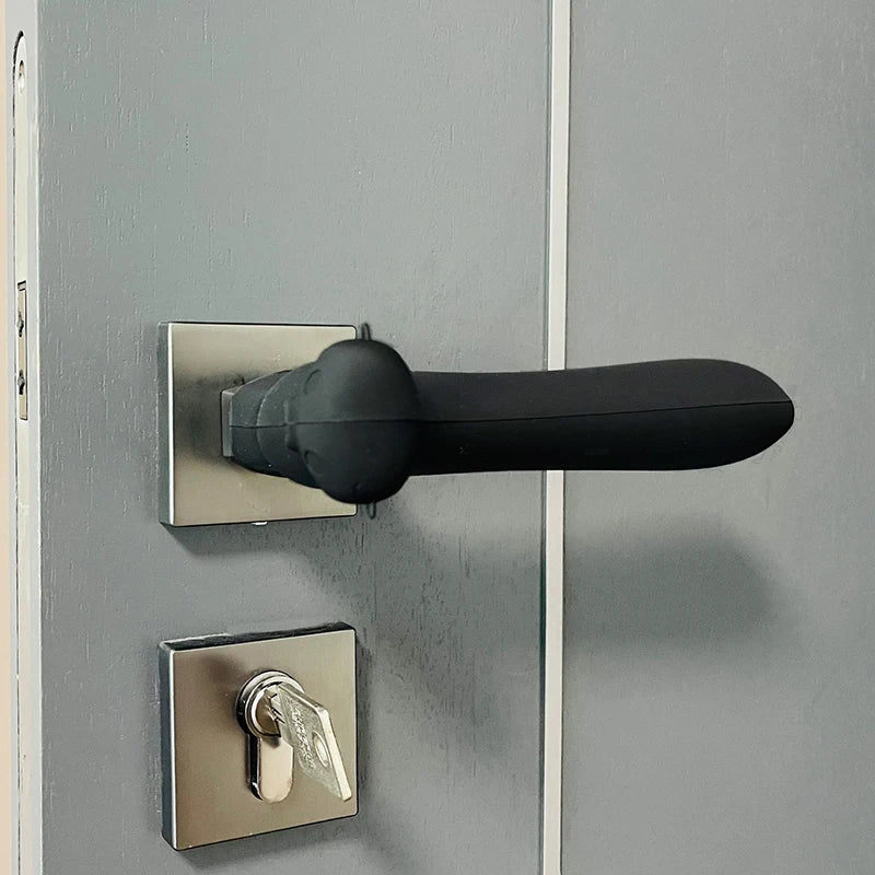 Silicone Door Knob Cover - Anti-Collision Handle Protector Wall Guard for Home