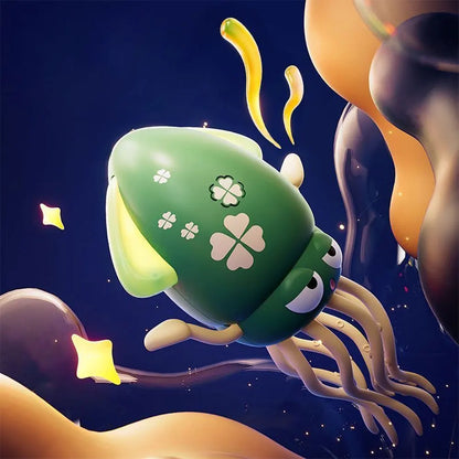 Smart Dancing Octopus Robot Toy - Interactive Crawling Pet with LED Lights, Music & Obstacle Avoidance for Kids
