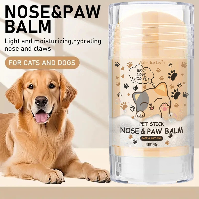 45g Dog & Cat Paw Balm Cream – Moisturizing Nose & Paw Protector for Cracked Feet Repair | Pet Skin Care Accessories